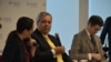 El presidente del BCIE, Dante Mossi, defendió este en Washington el financiamiento del banco a Nicaragua. [Foto: Tomás Guevara, VOA]
