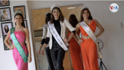 Representantes de Bogotá a los reinados de Miss Earth, la Panela y el Bambuco. [Foto: Federico Buelvas, VOA]