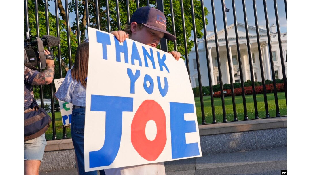 En Fotos | Estadounidenses salieron a dar apoyo a Joe Biden