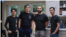 周小龍（左二）與他新公司團隊的成員合照。（圖片來源： 周小龍臉書網頁）