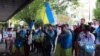 Protests at Seattle Russian Cultural Center WWII Victory Day Celebration 