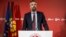 FILE - Portugal's former Infrastructure Minister Pedro Nuno Santos presents his candidacy for Socialist party leadership at party headquarters in Lisbon on Nov. 13, 2023.