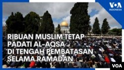 Ribuan Muslim Tetap Padati Al-Aqsa di tengah Pembatasan