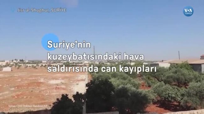 Suriye’nin kuzeybatısındaki hava saldırısında can kayıpları