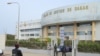 Policemen and gendarmes are seen at the entrance to the Dakar courthouse, Senegal, June 1, 2023. A court sentenced opposition leader Ousmane Sonko, a candidate in the 2024 presidential election, to two years in prison.