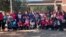Members of the Push_girl posing for a photo at Mpilo General Hospital in Bulawayo.