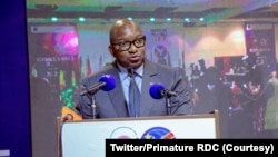 Le désormais ancien premier ministre de la RDC, Jean-Michel Sama Lukonde à Kinshasa, le 27 septembre 2023. (Twitter/Bureau du Premier ministre de la RDC)