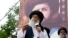 Zaheerul Hassan Shah, the deputy chief of a radical Islamist party, speaks to his supporters during a gathering in Lahore, Pakistan, July 28, 2024. Pakistan's police arrested Shah on July 29 on the charge of ordering the killing of the chief justice, officials said. 