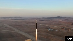 Запуск МБР в Северной Корее. 16 марта 2023 г. (архивное фото) 