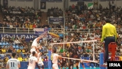 İran-Honq Kong voleybol matçı - 20 avqust 2023 (Urmiyə)