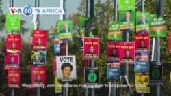 VOA60 Africa - South Africa: Final campaigning underway for general election next week
