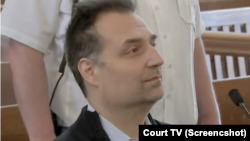 Brajan Volš u sudnici u Norfloku, 27. april 2023. (Foto: Court TV/screenshot)