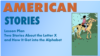 American Stories Lesson Plan - Two Stories about the Letter X