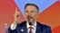 German Finance Minister Christian Lindner gestures during a news conference on the sidelines of G-20 finance ministers' meeting on the outskirts of Bengaluru, India, Feb. 24, 2023. 