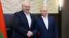 Олександр Лукашенко та президент РФ Владімір Путін