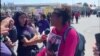 Protestas por víctimas del incendio mortal en centro de detención para migrantes en México