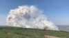 Kebakaran hutan terjadi di distrik Grande Prairie, Alberta, Kanada, pada 6 Mei 2023. (Foto: Government of Alberta Fire Service/The Canadian Press via AP)