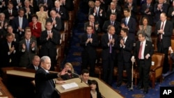 Perdana Menteri Israel Benjamin Netanyahu terakhir berpidato di Kongres AS pada tahun 2015 (foto: dok). 