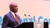 FILE - Botswana President Mokgweetsi Masisi addresses delegates at the WHO Africa Region meeting in Gaborone, Aug. 28, 2023. (Mqondisi Dube/VOA)
