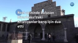 Noel ayininde buluşan Diyarbakır’daki Hristiyanlar barış için dua etti 