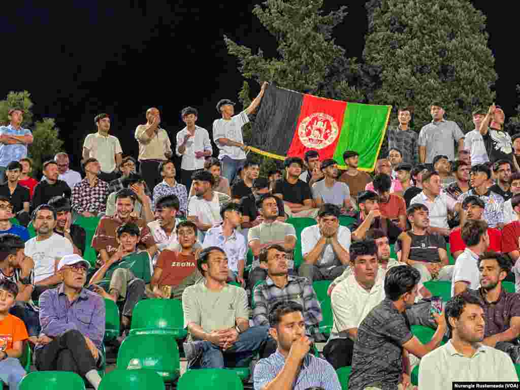 تماشاگران افغان مسابقه جام فوتبال کافا