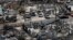A general view shows the aftermath of a devastating wildfire in Lahaina, Hawaii, Aug. 22, 2023. 