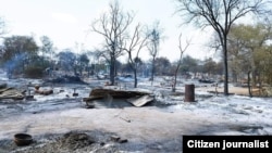 စစ်ကိုင်းတိုင်း၊ ပုလဲမြို့နယ်အတွင်းကျေးရွာတချို့ မီးရှို့ခံရ
