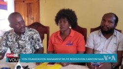 Sosyete Sivil Wanament Denonse Rezolisyon CARICOM sou Konsèy Prezidansyèl la 