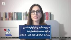 مریم دهکردی: نیلوفر حامدی و الهه محمدی همواره به رسالت حرفه‌ای خود عمل کرده‌اند