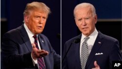 Bivši predsjednik SAD Donald Trump i aktuelni Joe Biden (Foto: AP/Patrick Semansky)