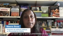 Meena Bose, directora de estudios presidenciales en la Universidad de Hofstra en Nueva York