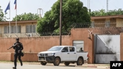 L'ambassade de France à Niamey.