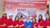 زنان موی‌تای کار ایرانی بدون حجاب اجباری در مسابقات ازبکستان