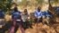 Mvuthu villagers attending meeting in the area to discuss many challenges 