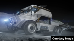 An artist’s concept design of Lunar Outpost's DAWN Lunar Terrain Vehicle. (Image Credit: Lunar Outpost)
