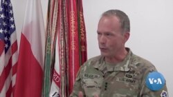 VOA英语视频：美国陆军第五军军长柯拉斯基中将在波兰接受美国之音采访视频片段