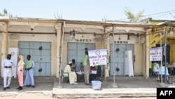 FILE - A general view of a polling station in N'Djamena on May 6, 2024.