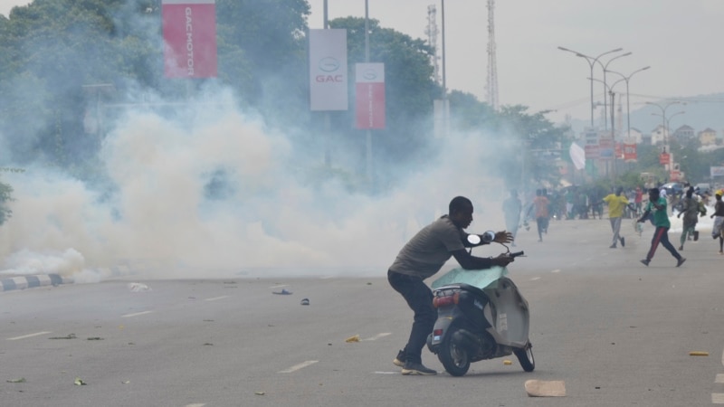 Nigerian leader calls for end to hardship protests   
