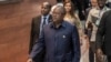 FILE - Guinea Bissau President Umaro Sissoco Embalo arrives at assembly session of the African Union at its headquarters in Addis Ababa on Feb.19, 2023. Embalo is also chairman of the Economic Community of West African States.