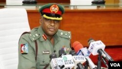 Nigerian defense spokesman Brigadier General Tukur Gusau