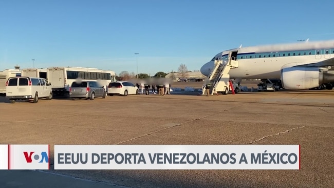 Tras suspensión de vuelos de repatriación EEUU deporta venezolanos a México