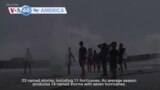 VOA60 America - 23 storms predicted for ‘extremely active’ Atlantic hurricane season