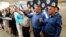 FILE - Recently released political prisoners from Nicaragua stand during a news conference at the office of Miami-Dade County Mayor in Miami, Feb. 15, 2023. Nicaraguan President Daniel Ortega recently sent 222 political prisoners to the United States. 