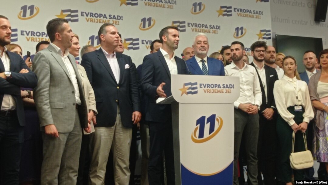 ARHIVA - Mandatar za sastav crnogorske vlade Milojko Spajić poslije pobjede na parlamentarnim izborima