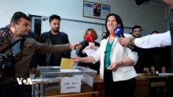 پەرڤین بوڵدان هاوسەرۆکی هەدەپە لە شاری وان دەنگی دا
