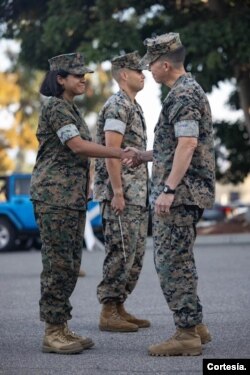 Para la venezolana, el aprendizaje personal que ha adquirido en el Cuerpo de Marines es “invaluable”.