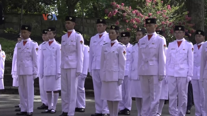 Meski Tumbuh di AS, Anak Diaspora Indonesia Semangat Latihan Paskibra