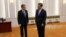 Antony Blinken, secretãrio de Estado americano, e Xi Jimping, Presidente da China, Pequim, 19 Junho 2023