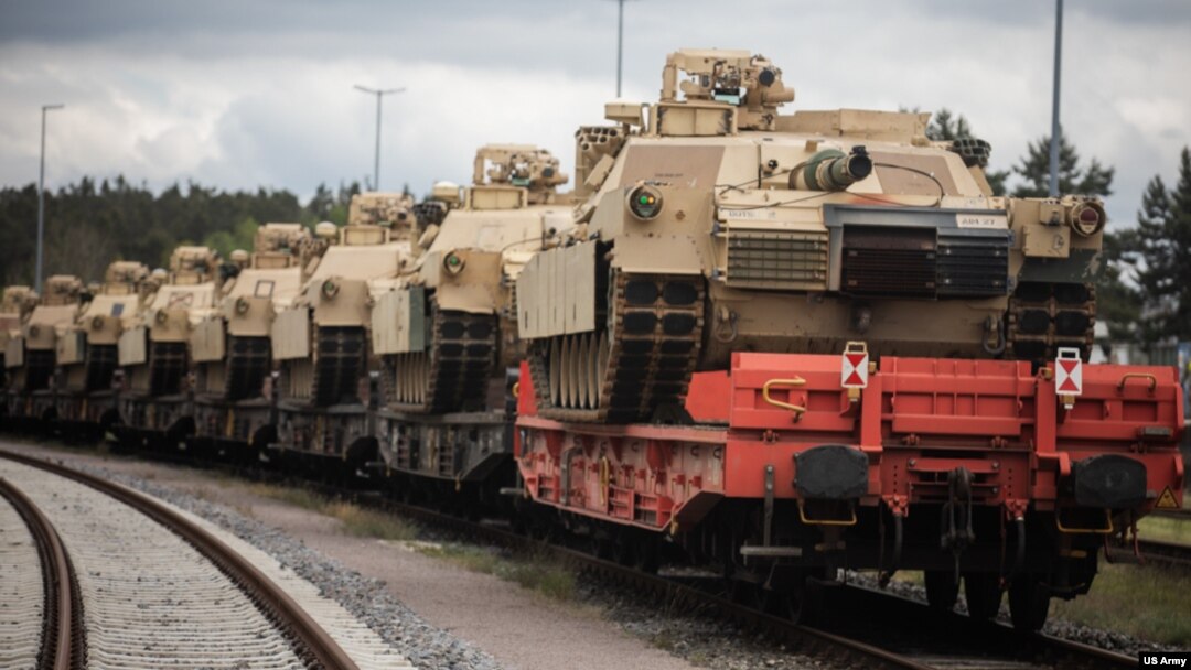 Arhiv - M1A1 Abrams tenkovi u Njemačkoj.