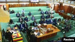 烏干達議會成員在2023年3月9日討論《反同性戀法案》提案。